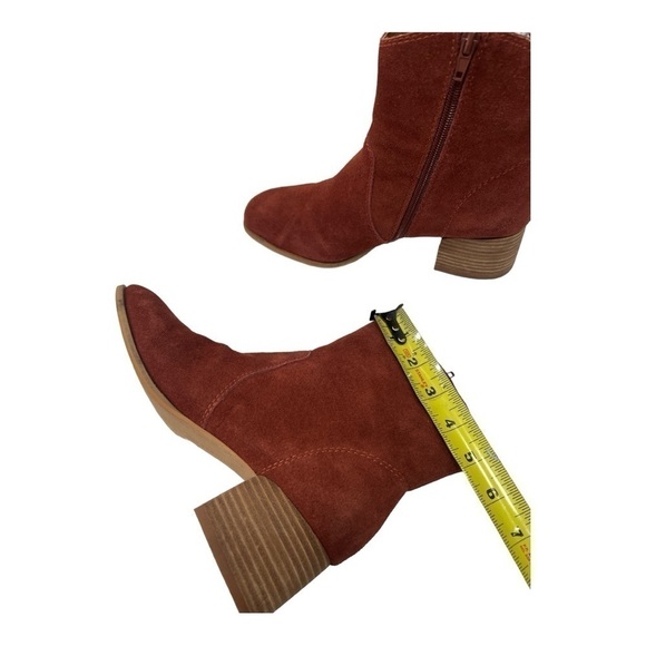 Lucky Brand Laidem Bootie Brown Suede Woman’s Size 8.5 M - Picture 11 of 14